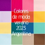 ¿Qué colores vienen para verano 2023?